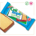 BEZGLUTEN - CELI HOPE - WAFELEK Z NADZIENIEM WANILOWYM BEZ CUKRU 35 GR