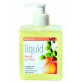 Sodasan, Ekologiczne mydło w płynie, Brzoskwinia, Oliwka, 300 ml