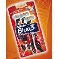 Gillette Maszynki do golenia Blue 3 Speed Maszynka do golenia jednorazowa 6 sztuk