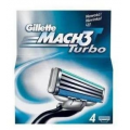 Gillette Wkłady do golarek Mach 3 Turbo 4 wkłady do maszynki do golenia