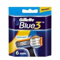Gillette Maszynki do golenia Blue3 Wkłady do maszynki 6 szt.