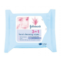 Johnson And Johnson Oczyszczanie twarzy Chusteczki 3w1 do oczyszczania twarzy do skóry suchej i wrażliwej