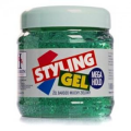 Hegron Styling, Żel do modelowania włosów, Mega Hold zielony, 1000 ml