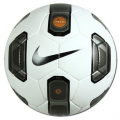 Piłka nożna Nike T90 Club Team biało-srebrna, złote logo