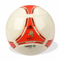 Piłka Nożna Adidas Euro 2012 Tango 12 Glider biało-czerwona