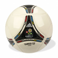 Piłka Nożna Adidas Euro 2012 Tango 12 Glider biała