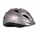 Kask rowerowy Meteor MV6-5 różowo-srebrny