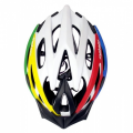 Kask rowerowy Meteor MV29 5-kolorowy mat