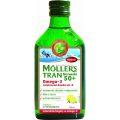 Tran norweski moller's 50 , Smak cytrynowy, 250 ml