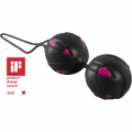 Kulki FUN FACTORY SMARTBALLS DWIE KULKI - teneo duo różowo-czarne