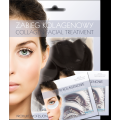BEAUTY FACE - WALENTYNKOWY Zestaw Oczyszczająca maska kolagenowa kompaktowa do twarzy z błotem morza martwego + 2 x płatki z algami