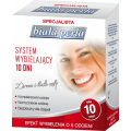 Biała Perła, System wybielający 10 dni,  2 x tuba 65 ml + 8 ml