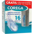 Corega Tabs + Corega Super Mocny Krem, 16 tabletek