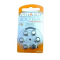 Bateria Rayovac Extra Advan.13, do aparat.sluch, 6 szt