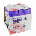 Nutridrink Compact Protein, plyn, o sm.truskawk., 4 x 125ml