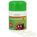 Witaminy D+K Ambio, pastyl, do ssania, 60 szt