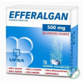 EFFERALGAN 500 MG, 16 TABLETEK MUSUJĄCYCH