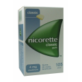 NICORETTE CLASSIC 4 MG, GUMA DO ŻUCIA 105 SZTUK