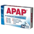 APAP 500 MG 24 TABLETKI POWLEKANE