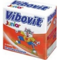 VIBOVIT JUNIOR O SMAKU BRZOSKWINIOWYM  PROSZEK -> PŁYN 15 TOREBEK 2 G