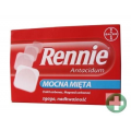 RENNIE ANTACIDUM MOCNA MIĘTA 48 TABLETEK DO SSANIA