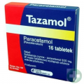 TAZAMOL 500 MG, 16 TABLETEK