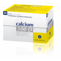 CALCIUM 500 D  PROSZEK MUSUJĄCY 30 TOREBEK 5,4 G