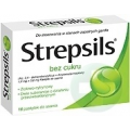 STREPSILS BEZ CUKRU ZIOŁOWO-CYTRYNOWY PASTYLKI 16 PASTYLEK