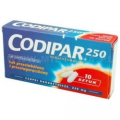 CODIPAR 250 MG, 10 CZOPKÓW