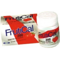 FRUTICAL 200 SMAK TRUSKAWKOWY 0,5 G = 0,2 G WAPNIA TABL. DO SSANIA 30 TABL.
