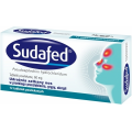 SUDAFED 60 MG, 12 TABLETEK POWLEKANYCH (maksymalna ilość w zamówieniu - 2 opakowania)