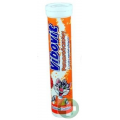 VIBOVIT POMARAŃCZOWY O SMAKU MANDARYNKOWYM, MULTIWITAMINA 20 TABLETEK MUSUJĄCYCH