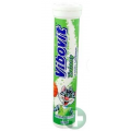 VIBOVIT ZIELONY O SMAKU JABŁKOWYM, MULTIWITAMINA PLUS WAPŃ, 20 TABLETEK MUSUJĄCYCH