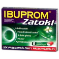 IBUPROM ZATOKI  6 TABLETEK (maksymalna ilość w zamowieniu 2 op.)