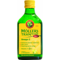 Tran norweski Moller's, Aromat cytrynowy, 250 ml