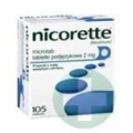 NICORETTE MICROTAB, TABLETKI PODJĘZYKOWE 2 MG 105 SZTUK
