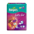 PAMPERS LET'S GO 4 MAXI (9-14 KG) 18 SZT.