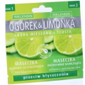 BIELENDA OGÓREK & LIMONKA - MASECZKA GŁĘBOKO OCZYSZCZAJĄCA + MASECZKA INTENSYWNIE NAWILŻAJĄCA