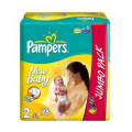PAMPERS NEW BABY 2 MINI (3-6 KG) 98 SZT. JUMBO PACK