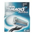 GILLETTE - OSTRZA MACH 3 TURBO (4 SZTUKI)