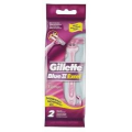GILLETTE WOMEN - MASZYNKA JEDNOCZĘŚCIOWA DLA KOBIET BLUE II EXCEL (2 SZTUKI)