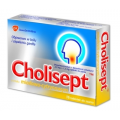 CHOLISEPT O SMAKU MIODOWO-CYTRYNOWYM, 16 TABLETEK DO SSANIA