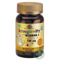 SOLGAR KANGUWITY WITAMINĄ C 100 MG PASTYLKI DO SSANIA 90 SZT.