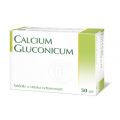 CALCIUM GLUCONICUM 50 TABLETEK O SMAKU CYTRYNOWYM