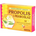 PASTYLKI PROPOLISOWE "PROPOLIS I PRAWOŚLAZ" O SMAKU WIŚNIOWYM