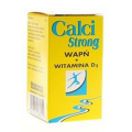 CALCI STRONG WAPŃ + WITAMINA D3 60 TABL. DO SSANIA O SMAKU MIĘTOWYM
