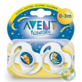 AVENT SMOCZEK DO USPOKAJANIA SILIKONOWY 0-3M NOCNY 2 SZT.
