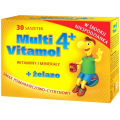 MULTIVITAMOL 4+, WITAMINY DLA DZIECI OD 4 LAT 30 SASZETEK 