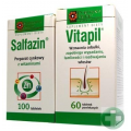 VITAPIL 60 TABLETEK + SALFAZIN 100 TABLETEK - ZESTAW NA PIĘKNE WŁOSY