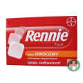 RENNIE FRUIT 24 TABLETKI DO SSANIA O SMAKU OWOCOWYM